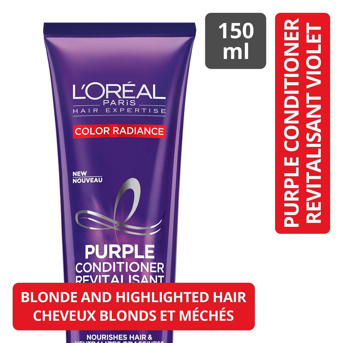 L'Oreal Paris Hair Expertise Color Radiance Purple Conditioner 150ml