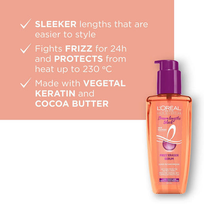 L'Oreal Paris Hair Expertise Dream Lengths Frizz Eraser Serum, 100ml