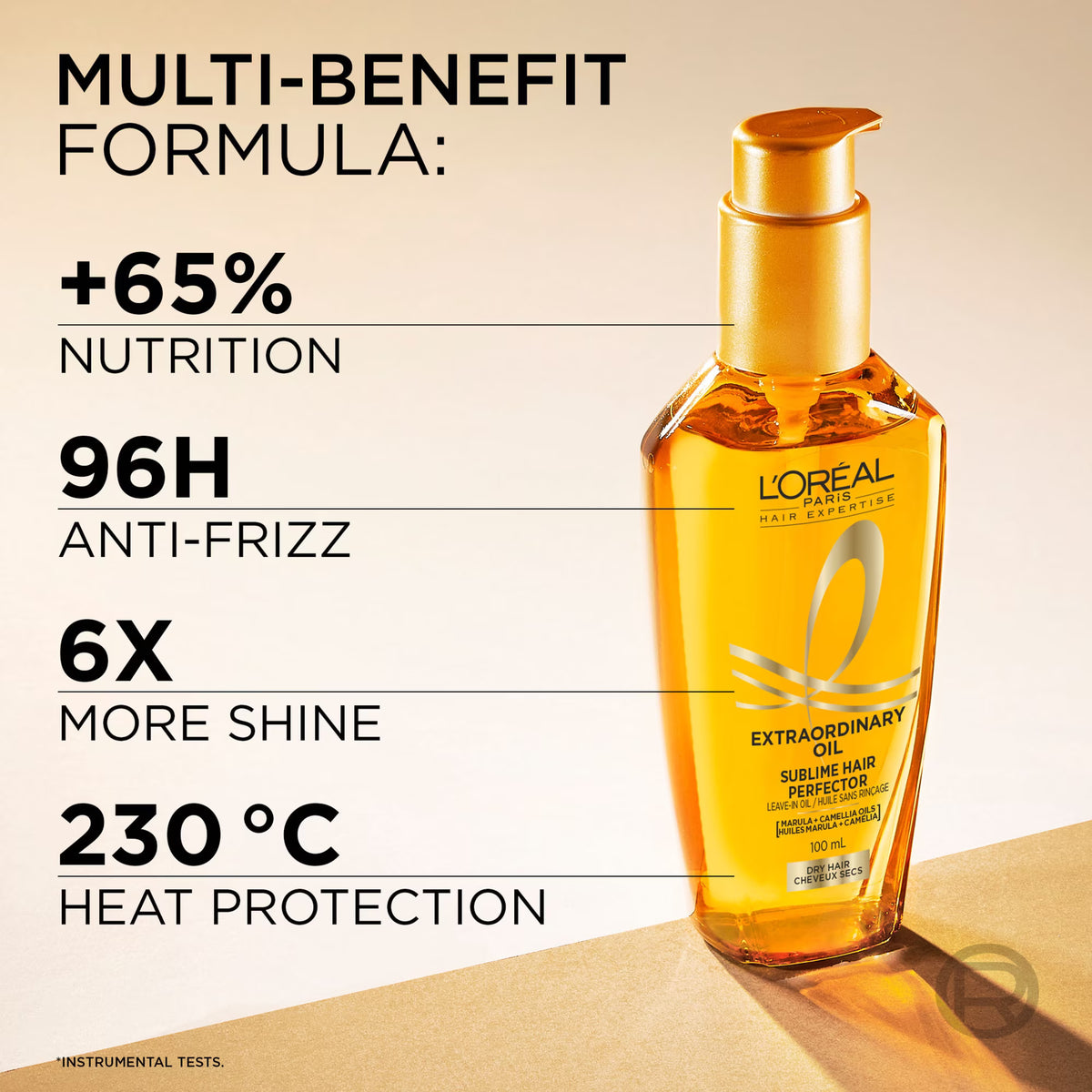 L'Oreal Paris Hair Expertise Extraordinary Oil Sublime Hair Perfector, Leave-in Oil, 100ml