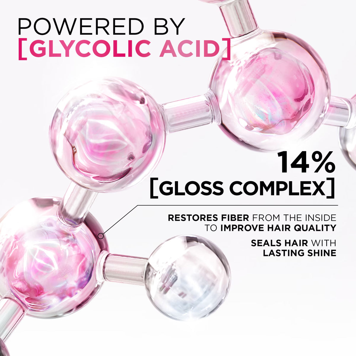 L'Oreal Paris Hair Expertise Glycolic Gloss Shine Leave-In Serum 150ml