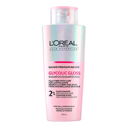 L'Oreal Paris Hair Expertise Glycolic Gloss Shine Sulfate-Free Shampoo 200ml