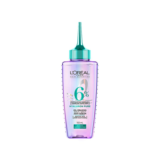 L'Oreal Paris Hair Expertise Hyaluron Pure Oil Erasing Scalp Serum with Salicylic Acid, 102ml