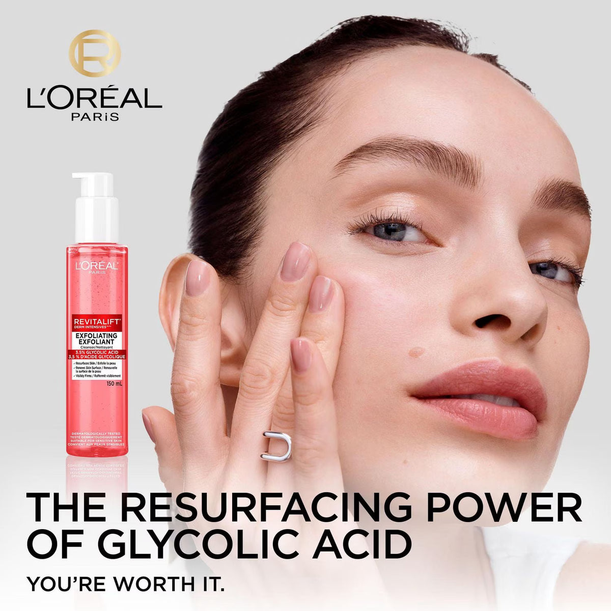 L'Oreal Paris Revitalift Exfoliating Face Cleanser with Glycolic Acid 150ml