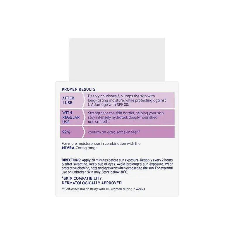 NIVEA Daily Essentials Nourishing Face Moisturiser SPF30 50ml