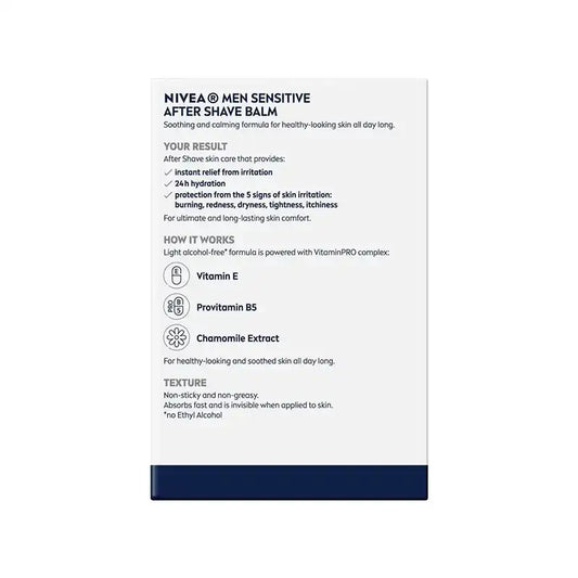 NIVEA MEN Sensitive Post Shave Balm Chamomile + Vit E 100ml