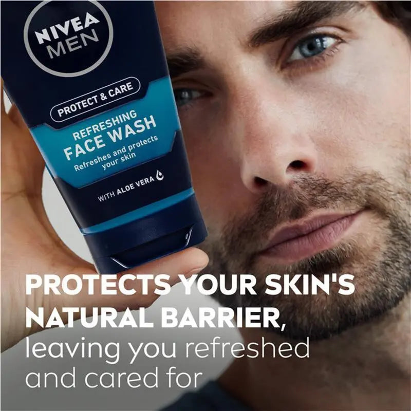 NIVEA MEN Protect & Care Face Wash Gel 150ml