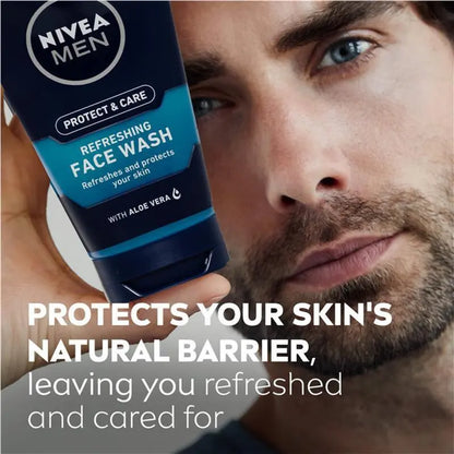 NIVEA MEN Protect & Care Face Wash Gel 150ml