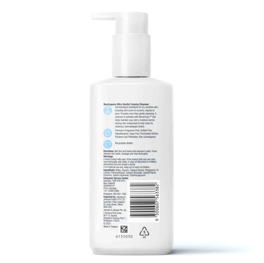 Neutrogena Ultra Gentle Creamy Cleanser 200mL