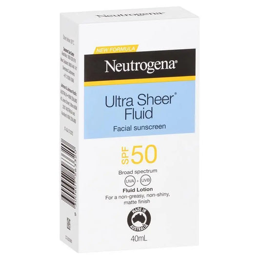 Neutrogena Ultra Sheer Fluid Facial Sunscreen SPF 50 40ml