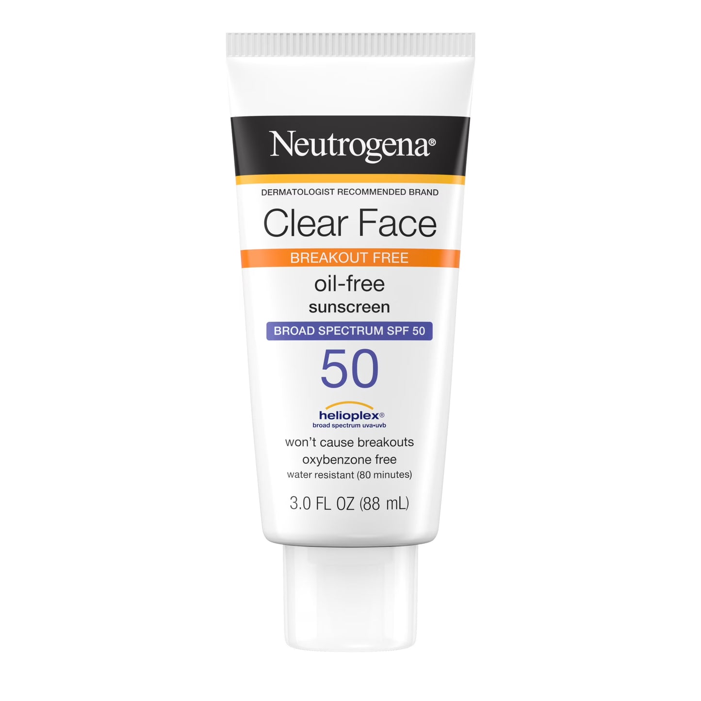 Neutrogena Clear Face Sunscreen Lotion SPF50 88 ml