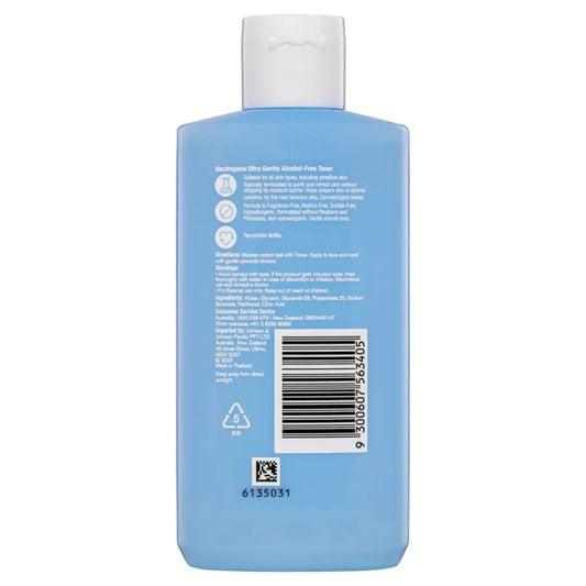 Neutrogena Ultra Gentle Alcohol Free Toner 150mL