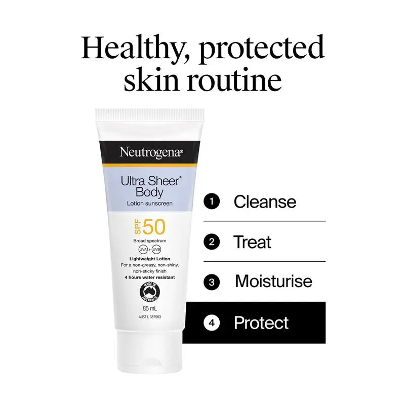 Neutrogena Ultra Sheer Body Lotion Sunscreen SPF 50 85ml