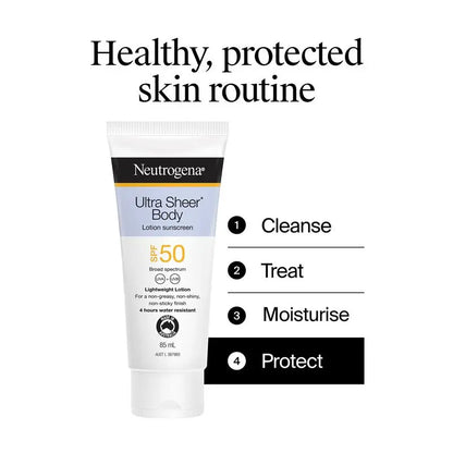 Neutrogena Ultra Sheer Body Lotion Sunscreen SPF 50 85ml