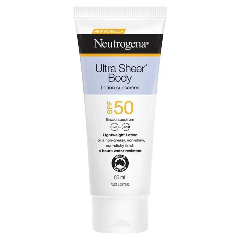 Neutrogena Ultra Sheer Body Lotion Sunscreen SPF 50 85ml