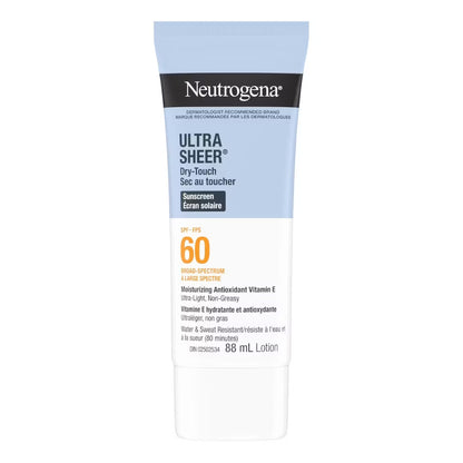 Neutrogena Ultra Sheer Face Sunscreen SPF60 88ml