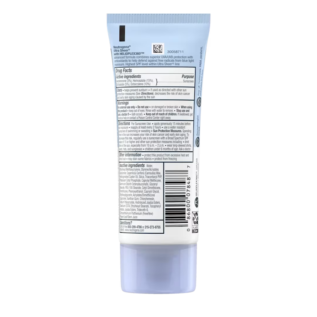 Neutrogena Ultra sheer Dry-touch Sunscreen SPF 100 88ml