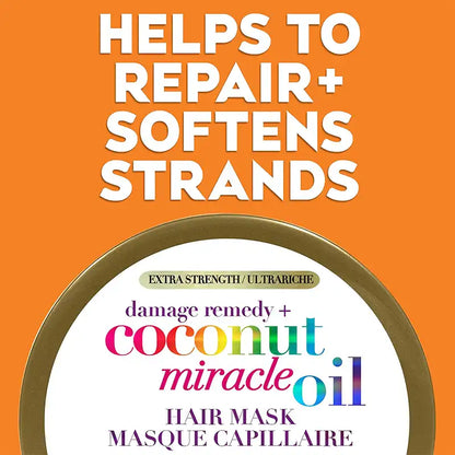 OGX Extra Strength Damage Remedy + Coconut Miracle Oil Hair Mask, 168 g