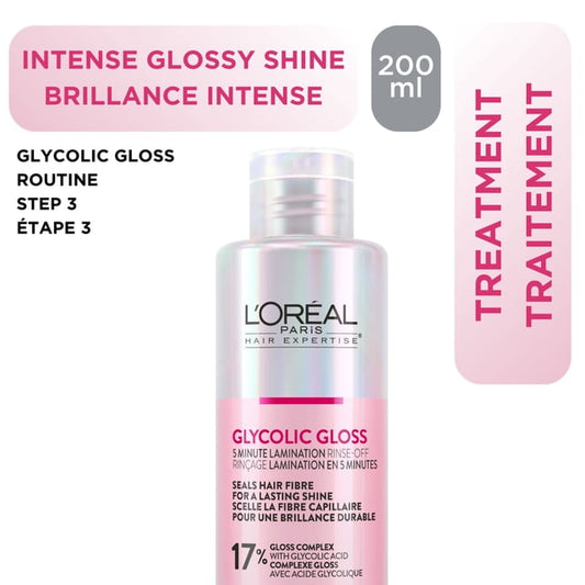 L'Oreall Paris Hair Expertise Glycolic Gloss 5 Minutes Lamination Treatment 200ml
