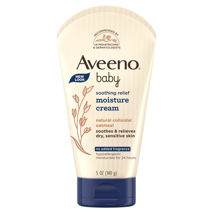 Aveeno Baby Soothing Relief Fragrance Free Moisture Cream 140g